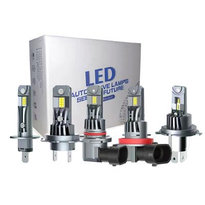 H7/H4/H11 LED Bulbs,12000LM Brightness Upgraded 6000K Cool White Driving Fog Lights, 50000HRS Lifespan,1:1 Mini Size Plug and Play, Pack of 2