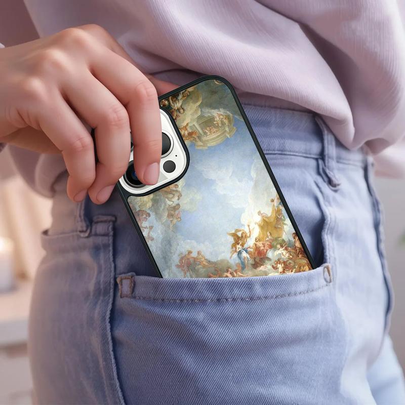 Renaissance Angels Phone Case For iPhone 17 Air 15 16e 14 13 Pro Max Coque 12 11 Pro Max PLUS cover