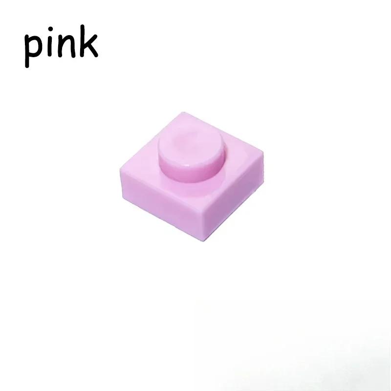 3024 1x1 Dot 1*1 Thin Plate MOC Assemble Particles DO IT YOURSELF 250/500PCS Construction Bricks Figures Blocks Learning Creativity Toy