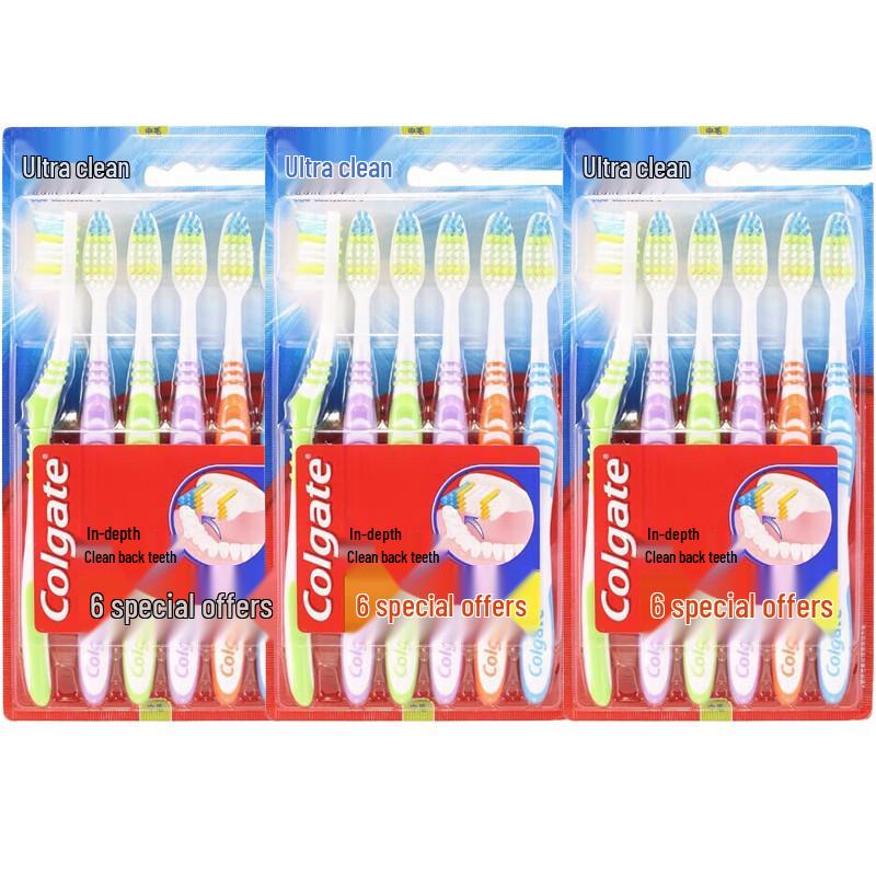 Colgate Ultra Clean Toothbrush, Family Pack