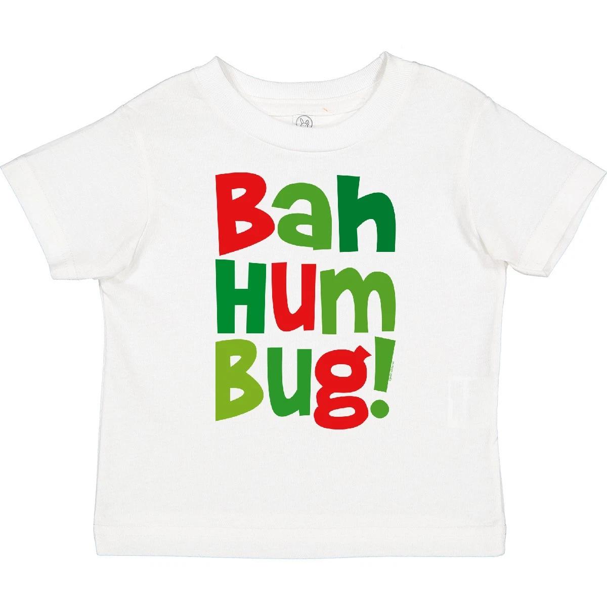 Inktastic Bah Humbug Toddler T-Shirt Christmas Funny Merry Miser Scrooge Child 130