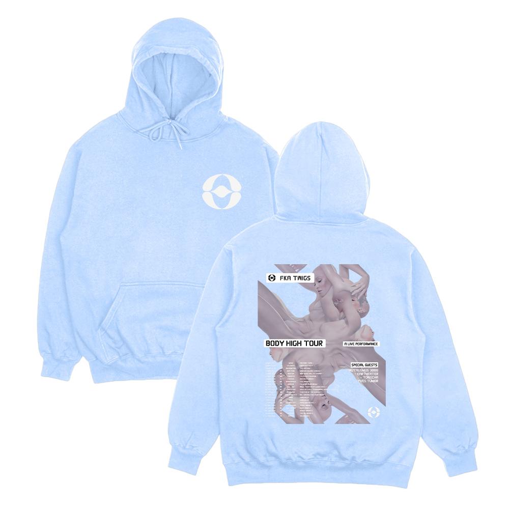 Hanorace FKA Twigs Body High Tour Estetică Harajuku Haine Grafice Femei Bărbați Hanorac Trendy Mânecă Lungă Casual Y2k Pulover