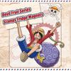1 Stück Offiziell lizenziert ONE PIECE Teufelsfrucht Serie Kühlschrankmagnet Blind Box – Enthält Chase Variante. Beginne dein großes Abenteuer!