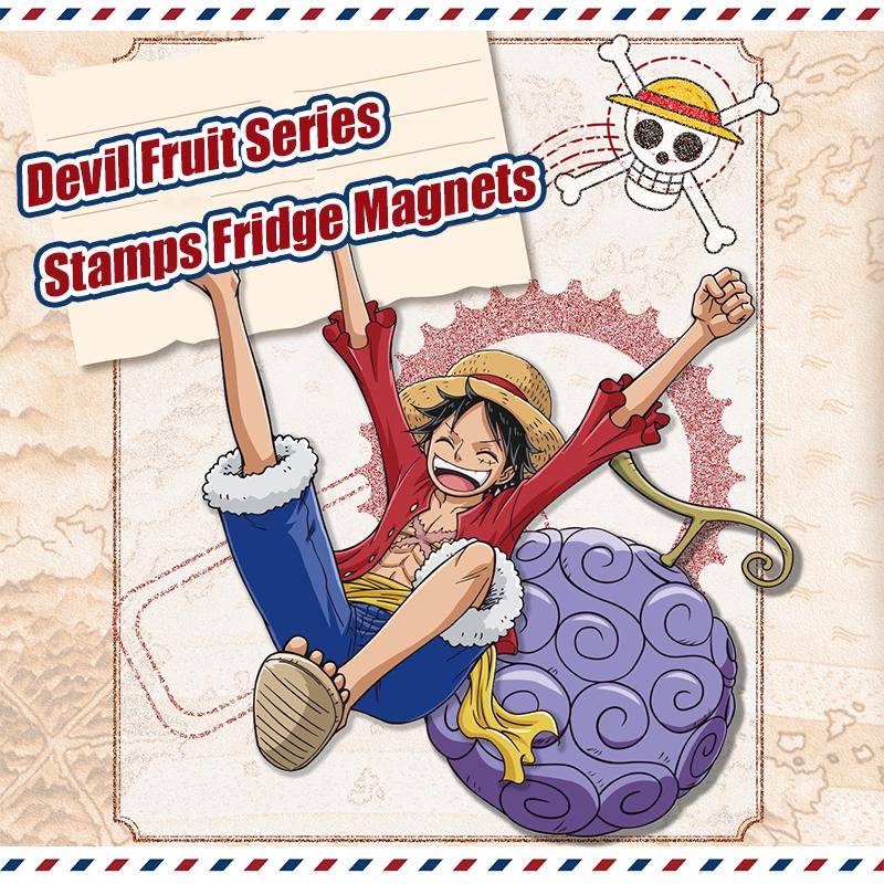 1 Stück Offiziell lizenziert ONE PIECE Teufelsfrucht Serie Kühlschrankmagnet Blind Box – Enthält Chase Variante. Beginne dein großes Abenteuer!