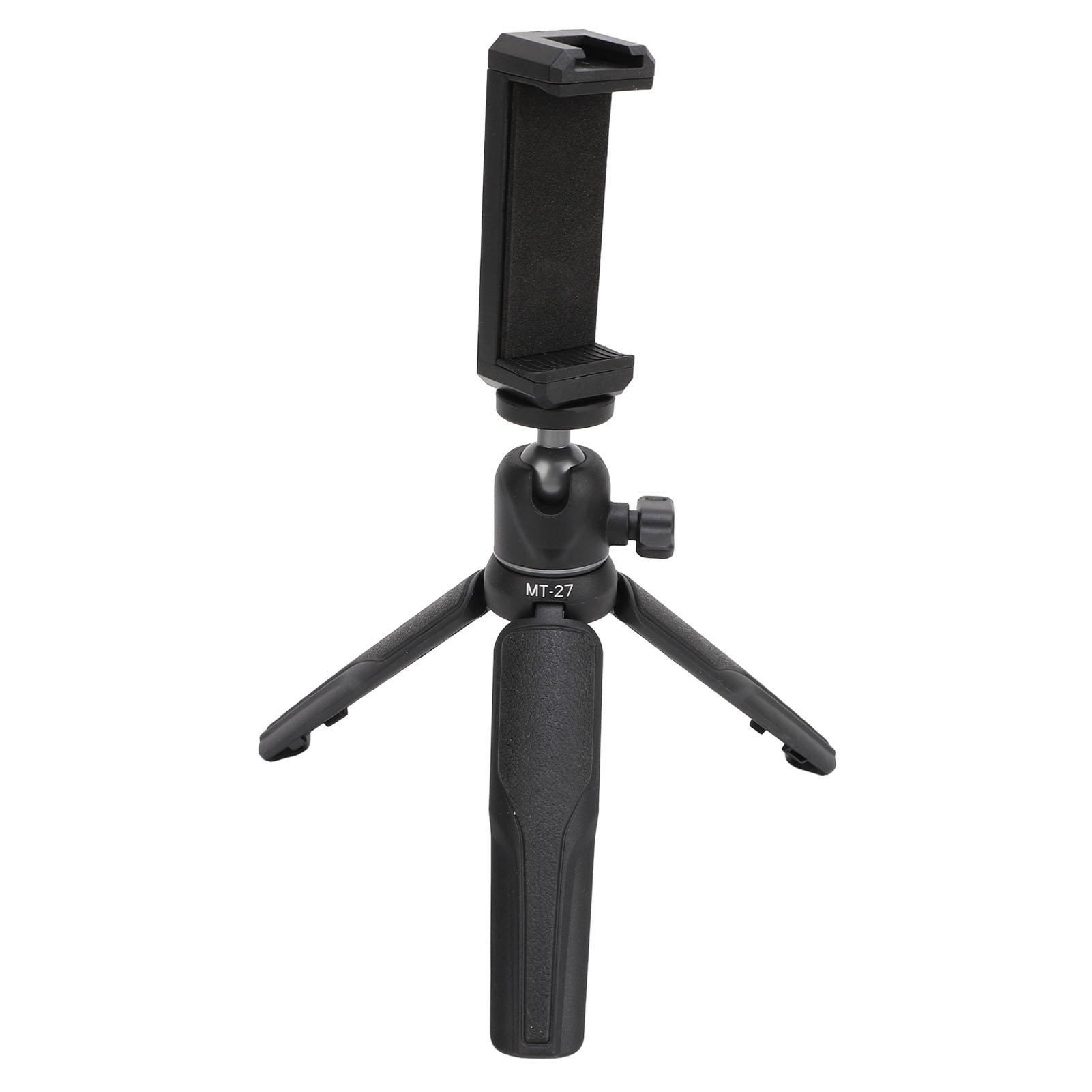 

Camera Tripod Aluminum Alloy ABS 360 Degree Panoramic Portable Desktop Cell Phone Tripod Stand for