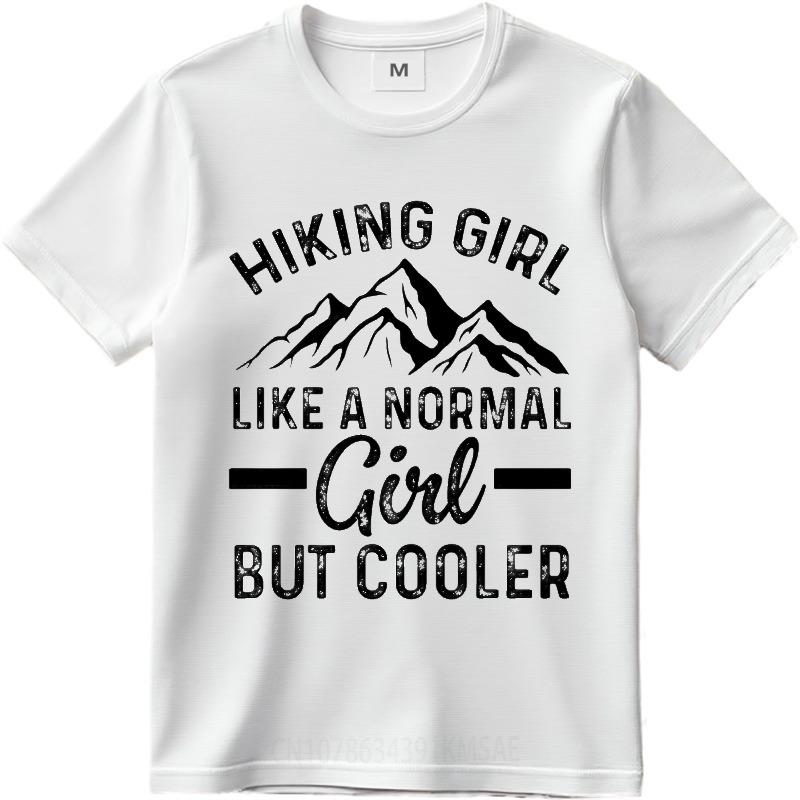 Graphic Summer Boys Tshirt Hiking Girl Like A Normal Girl But Cooler Short Sleeve Solid Color Oneck Tees Male Workout Tshirt