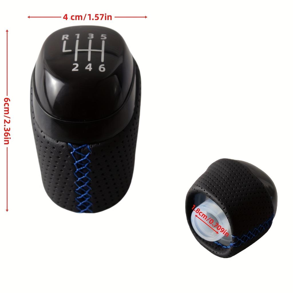 1pc PU Leather 6 Speed Car Manual Gear Shift Knob Stick Lever for Renault for Megane MK4 BFB 2016-On/ for Kadjar 2015-2022
