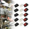 15Pcs Boats Rocker Switches 2 Position 2 Pin KCD1 101 Power Toggle Switches Iron Base & Plastic for Electrical Equipment