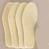 Adjustable Warm Insoles with Fleece and Thickened Lambskin Comfortable Cashmere and Cotton Insoles Snow Boots