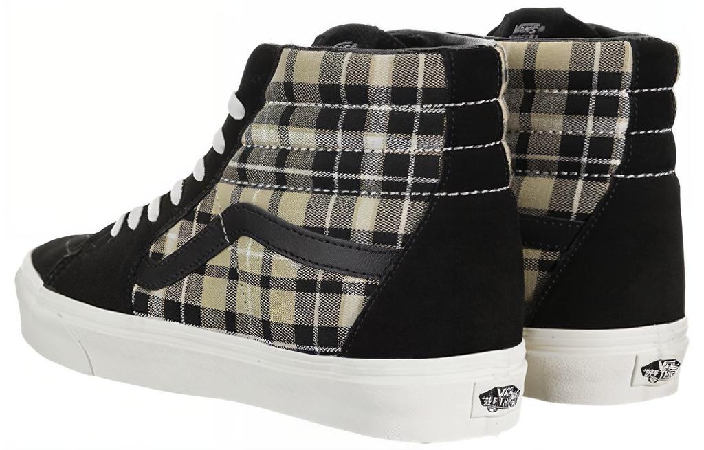 Men's Sneakers Vans SK8 Hi Plaid 'Black'