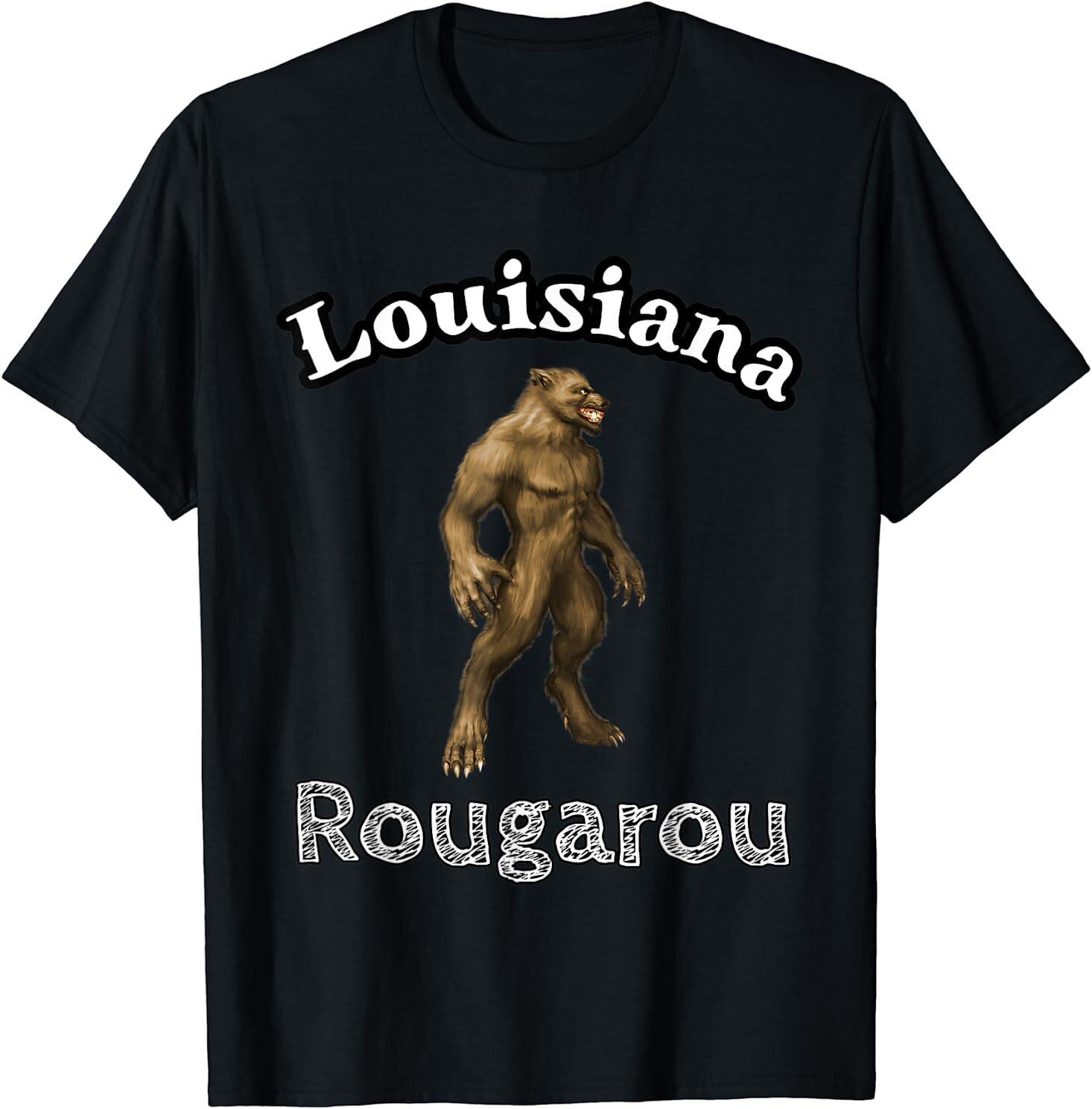 Cajun culture folklore Louisiana Rougarou werewolf gift T-Shirt Size S-5XL Unisex T-Shirt M