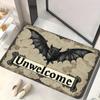 Crystal Velvet Festival Entrance Rug Gothic Style Kitchen Rug Decorative Door Mat  Haunted House