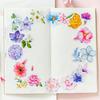 45pcs/set Kawaii Journal Cute Diary Flower Stickers Scrapbooking Stationery Decoration