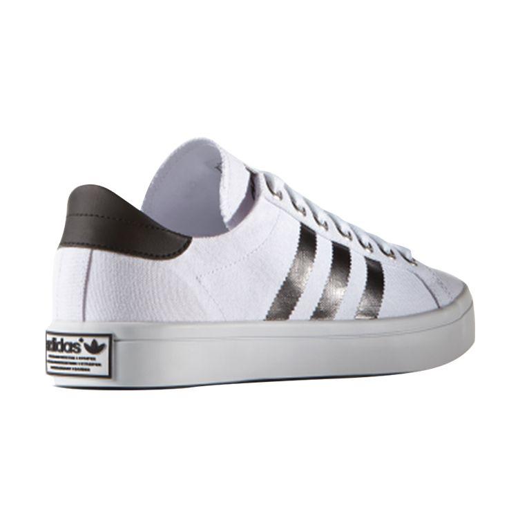 Adidas Originals Court Vantage Heel Durable Low-Top Sneakers Unisex Sneakers White S78765