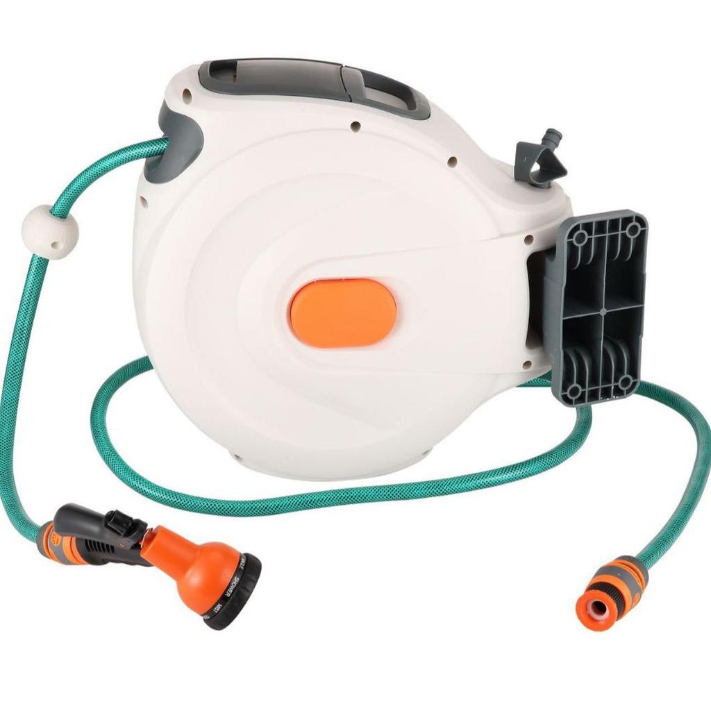 Automatic Retractable Garden Hose Reel with PVC Braided Hose