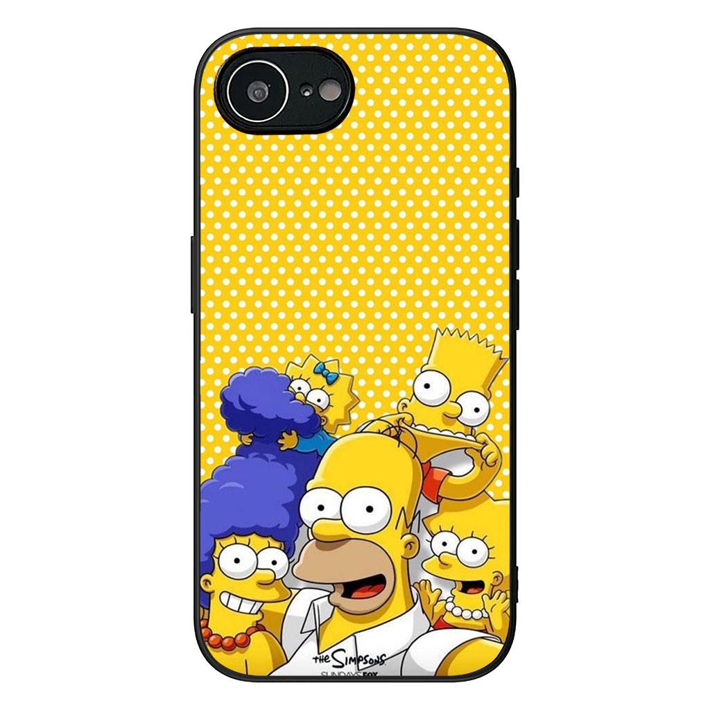Cartoon S-Simpsons-Funny Barts Phone Cover for Apple iPhone 16 15 14 Plus 13 12 Mini 17 Pro Max + ProMax 16E Air Case