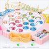 Plastic Fishing Toys Blue Pink Electric Spin with Music Interesting Fishing Game  Toys Gift