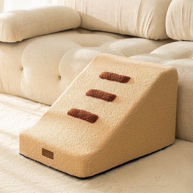 2/3 Steps Dog Stairs Pet Steps Stairs For Small To Medium Dogs To Get On Bed And Couch Dog Steps With Non-Slip Bottom Dog Ramp