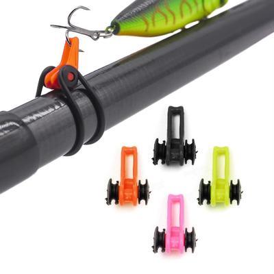 10pcs Fishing Lure Keeper Set - Secure Jig Hook Holders For Rod Tool Organization And Bait Casting 