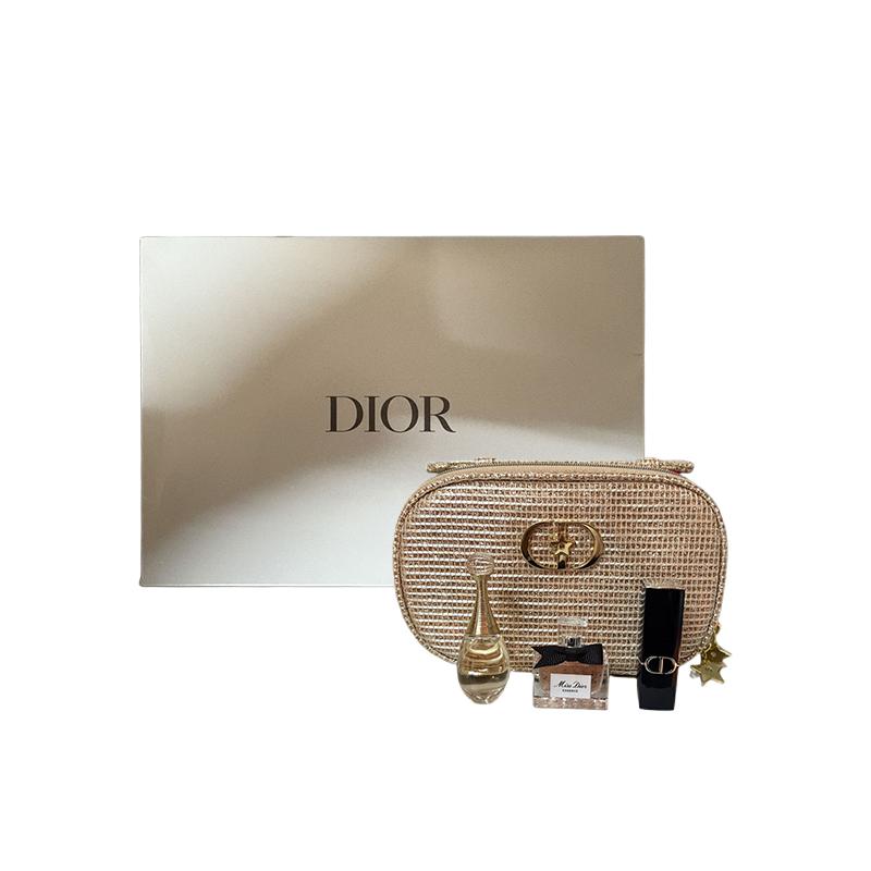 DIOR Golden Limited Edition Perfume Set Trial Pack EDP Four-piece Set Floral Fragrance Four-piece set A (Japanese version) золотой