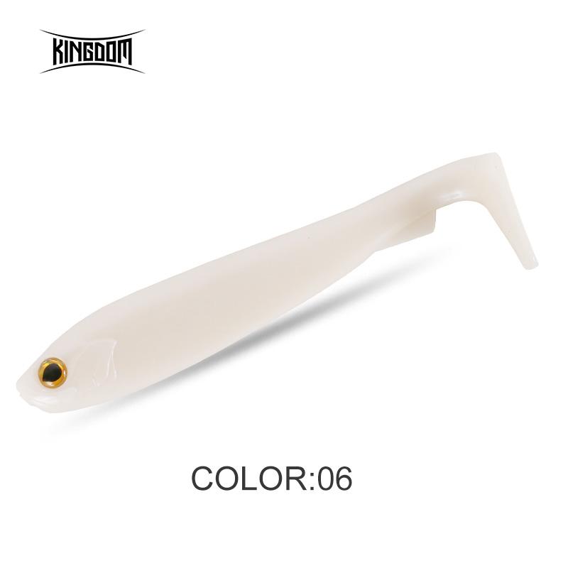 Kingdom 2ks/balení Měkké návnady 160mm 40g Plastová silikonová návnada Artificail Sinking Big Swimabait T-Tail Shad Tackle