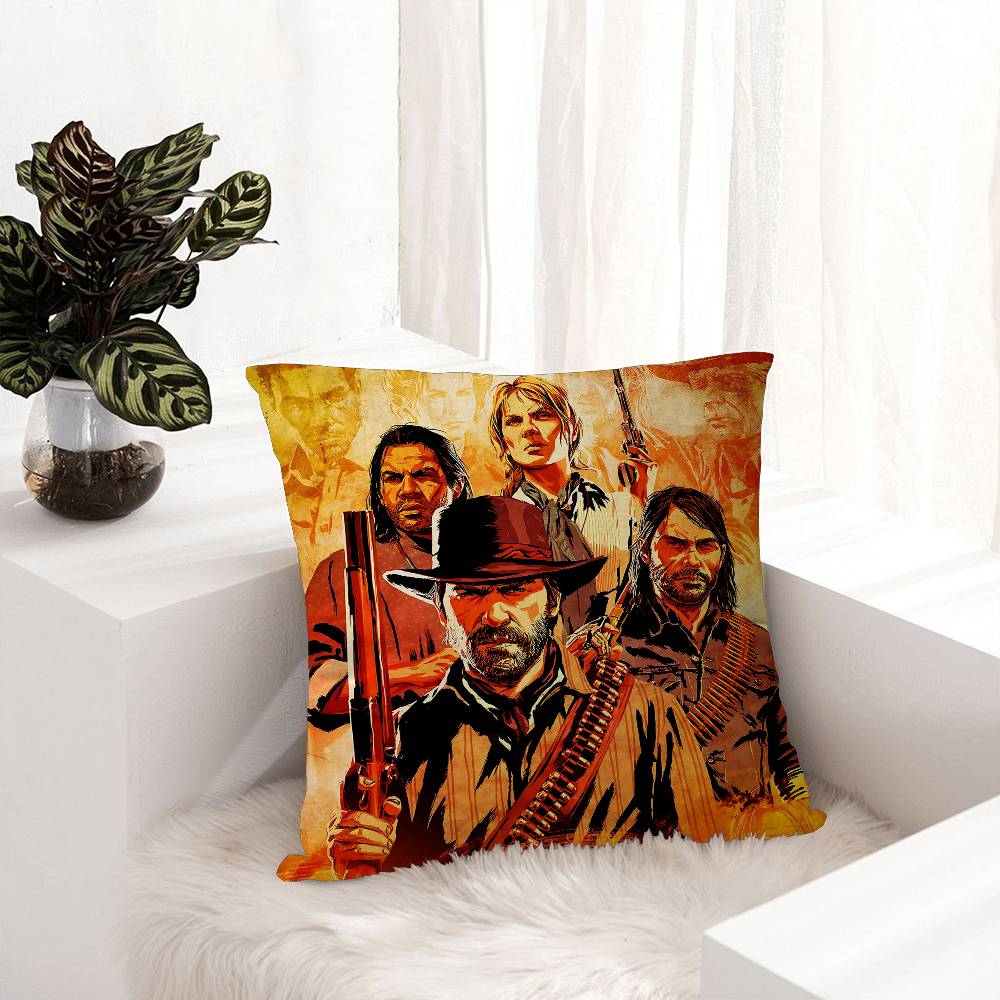 Game R-Red Dead-R-Redemptions 2 Pillow Anime Pillow Sofa Bed Head Pillow Cover Cushion Cover 45x45 cm Fashion
