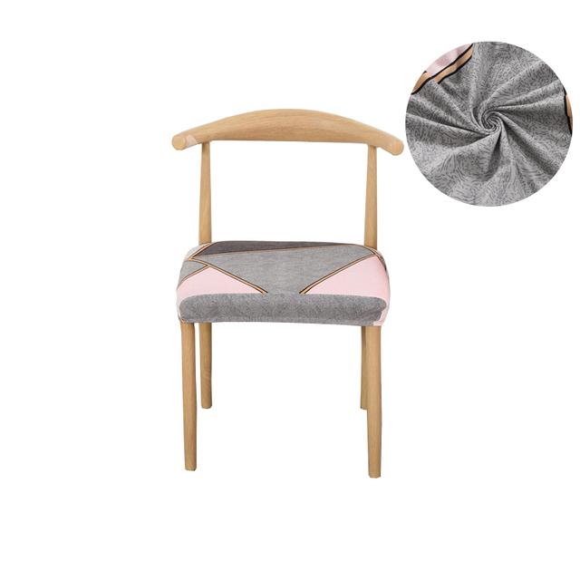 Elasticized Chair Seat Covers For Dining Rm ,Elastic Dining Dining Chair Seat Guard Cover Removable Washable Chair Slipcovers 1 piece