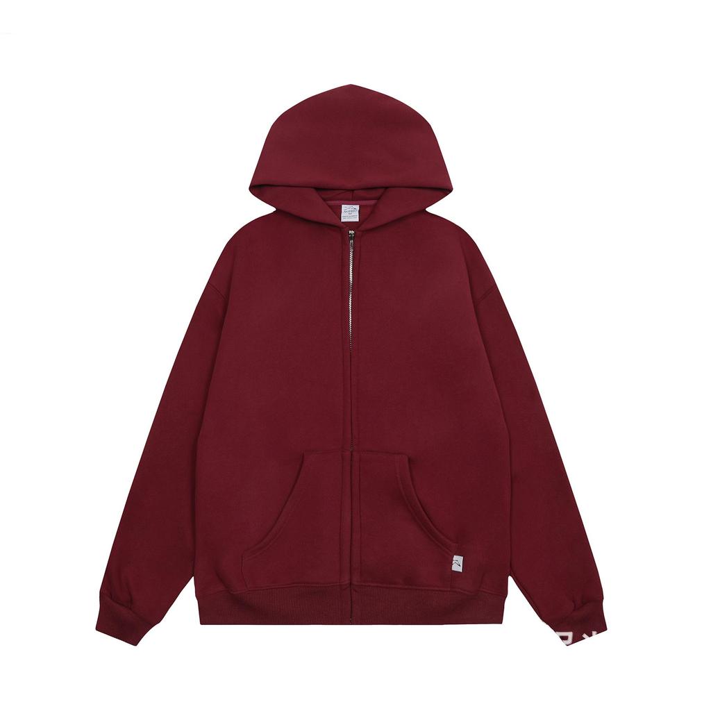 AKIMBO Unisex Thickened Hoodie Jacket with Plus Velvet for Autumn/Winter Trends