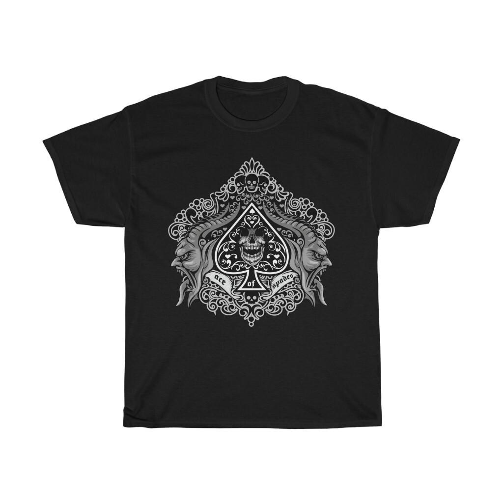 Ace of Spades Skull Gargoyle Unisex Heavy Cotton Tee S разноцветный