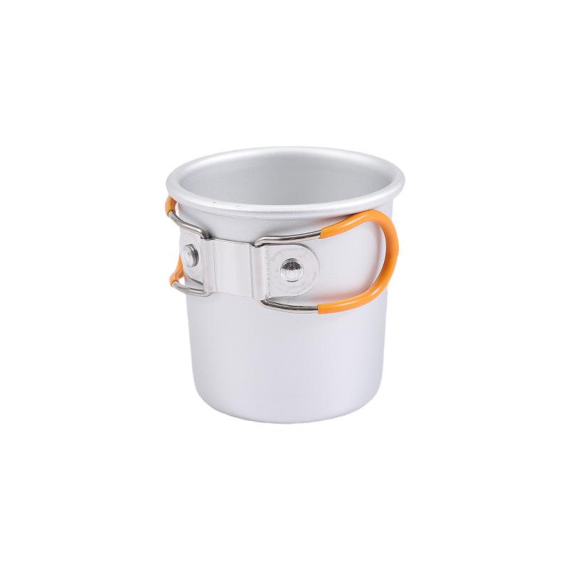 Portable Aluminum Alloy Folding Cup for Tea, Coffee, and Travel