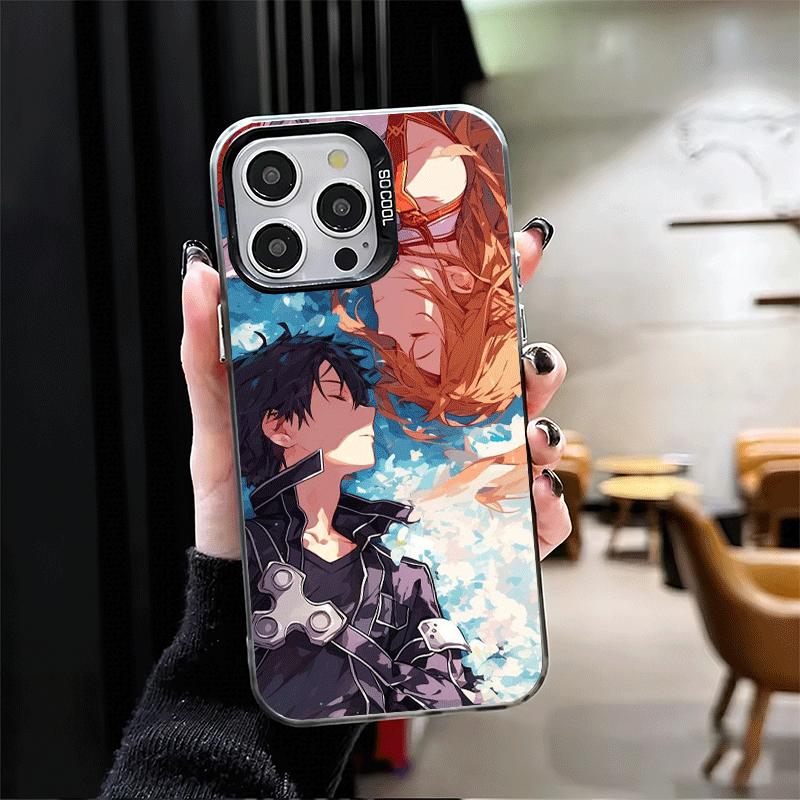 Sword Art Online Anime Shockproof Phone Case for iPhone 17 Air 16 16E 15 Pro Max 14 Plus 13 Mini 12 Back Cover Anti Fall Fundas