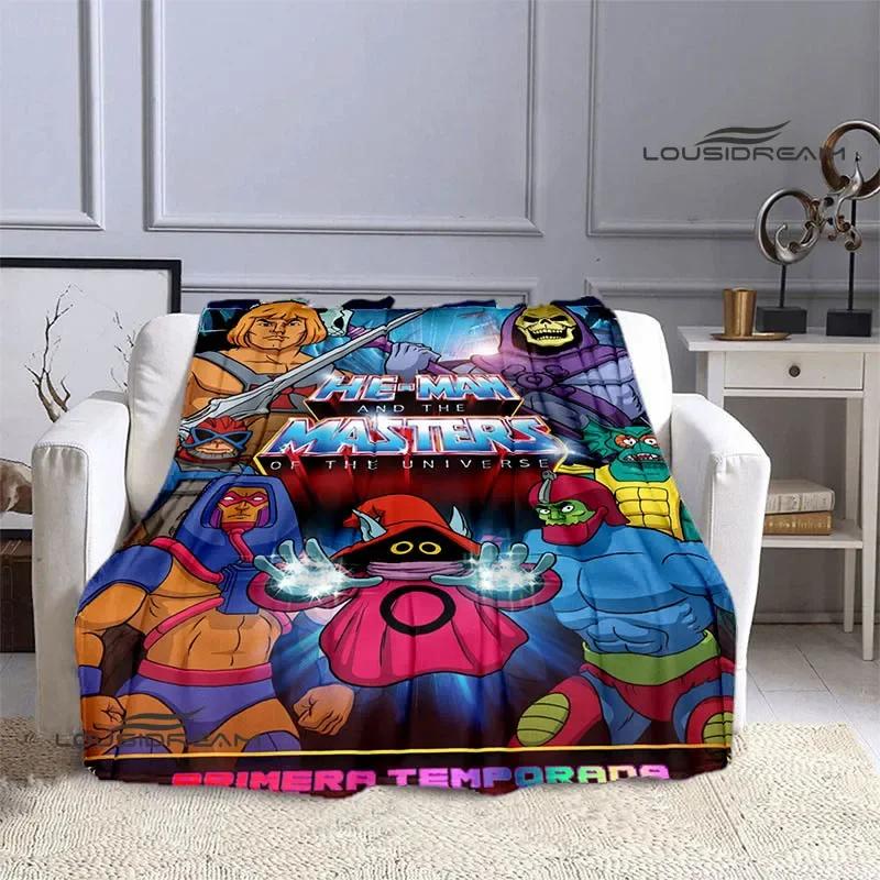 Anime Universe Master HE-MAN Printed Blanket Children Warm Beautiful Blanket Home Travel Essential Blanket Birthday Gift