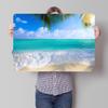 Tropical Beach Travel Personalized D Textured Metal Poster Wall Art Tinplate Sign for Luxury Decoration Home Decorations House