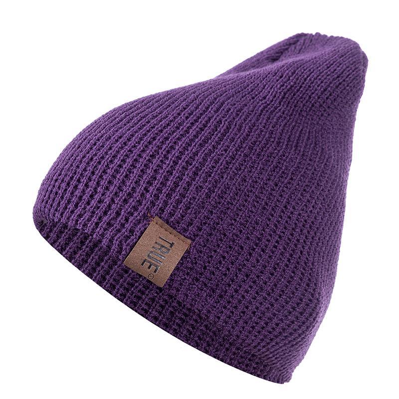 Hot Sale Unisex Casual Beanie Hat Men Women Basic Knitted Winter Hat Streetwear Beanie Cap