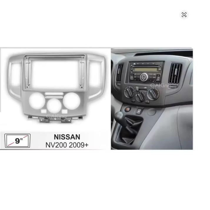 2009 Nissan NV200 9" Navigation Panel Frame for Android Central Control
