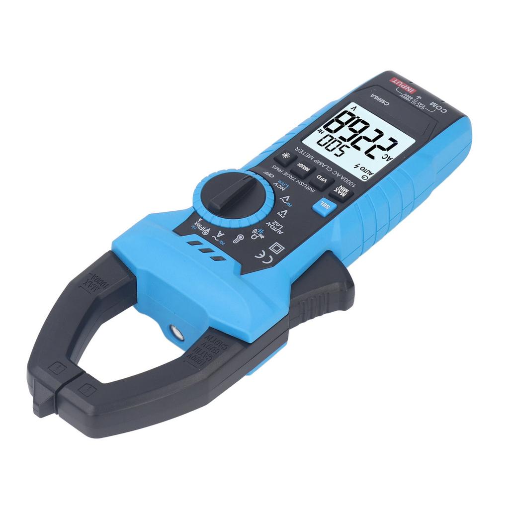 Digital Clamp Meter Multimeter 1000A AC Current Voltage Temperature Capacitance Resistance Diodes Continuity Tester
