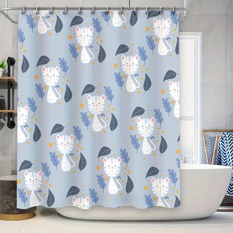 

Home Shower Curtains For Bathroom Waterproof Fabric Modern Nordic Style Bathroom Curtains Shower Curtain 180X200 W60H190(CM)-1 Pcs
