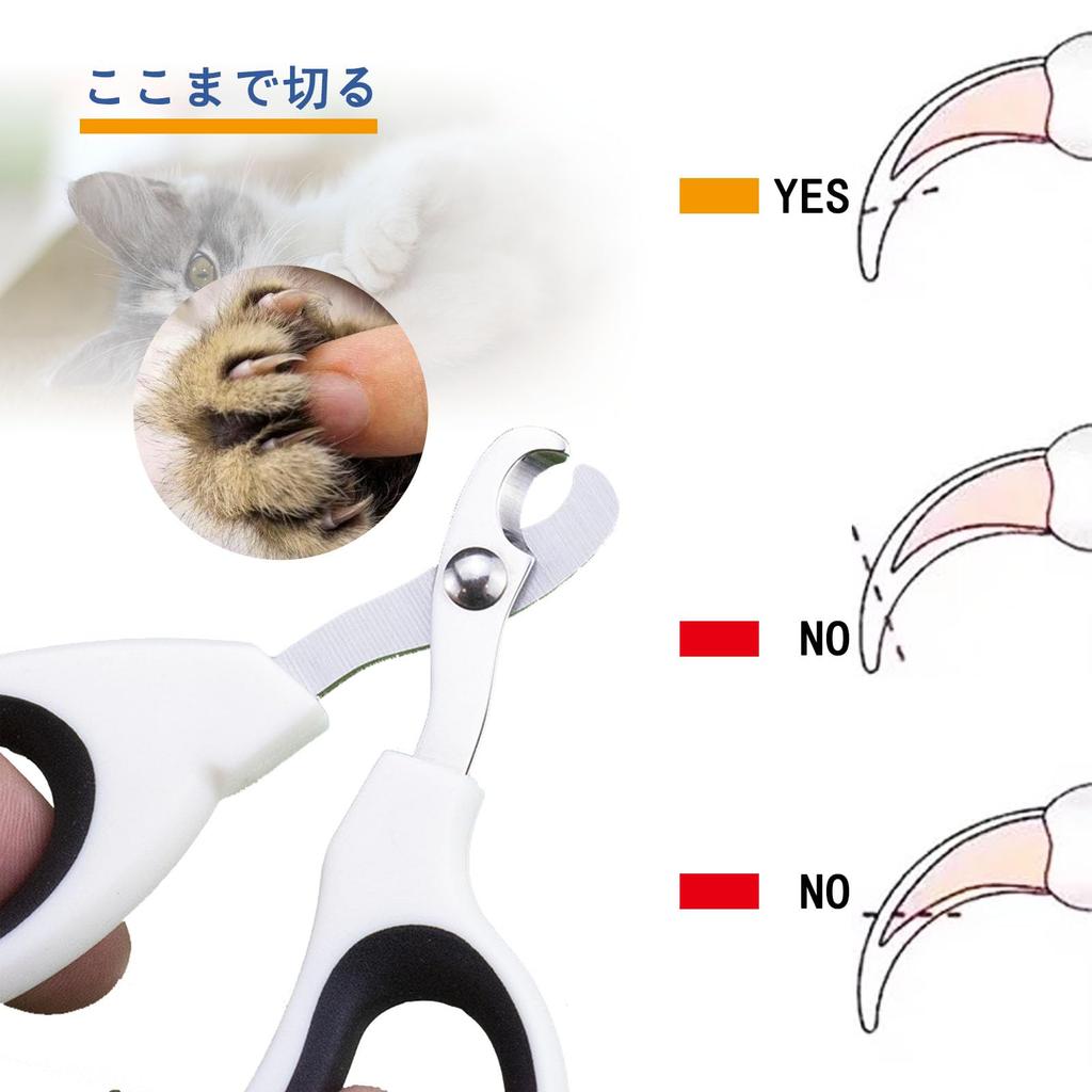 SunStartsPets Curved Cat Nail Clippers for Clean Easy Nail Care with Pet Nail Easy To Hold and Safe Perfect for Cats and Small Beginners Stress-free,