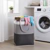 2 Piece Foldable Cloth Laundry Hamper 75L Practical Carrying Handles Space Saving Storage Solution for Bedroom