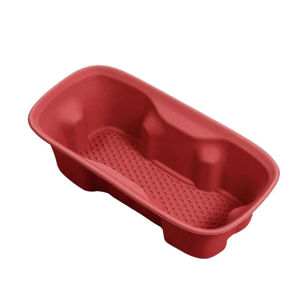 

For Su7 Series Car Cup Holder Central Control Car Storage Interior Tray Anti-slip Holder Mat Drinks Accessories Sili A8j5 красный