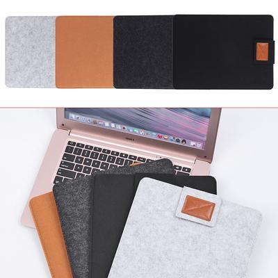 11inch/ 13inch/ 15inch Fashion Anti-scratch Computer Cover Wool Felt Sleeve Case Laptop Bag