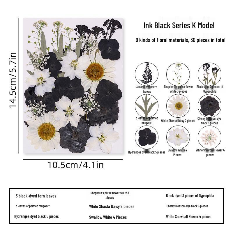 DIY Dried Flower Specimen Sticker Set for Kids: Handmade Pressed Flower Frames & Resin Bookmark Craft Kit