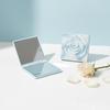 Portable Folding Rose Mirror: Compact HD Double-Sided Makeup Mirror with Flip-Top Design
