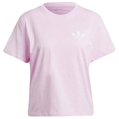 Originals Multiple Logo Orchid Fusion M IJ6013 Pink [Adidas] T-Shirt Women's (Bust 79-82cm)