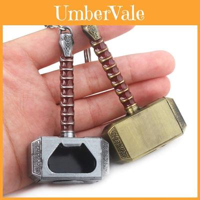 Thor Hammer Keychain With Zinc Alloy Bottle Opener For Gift Souvenirs