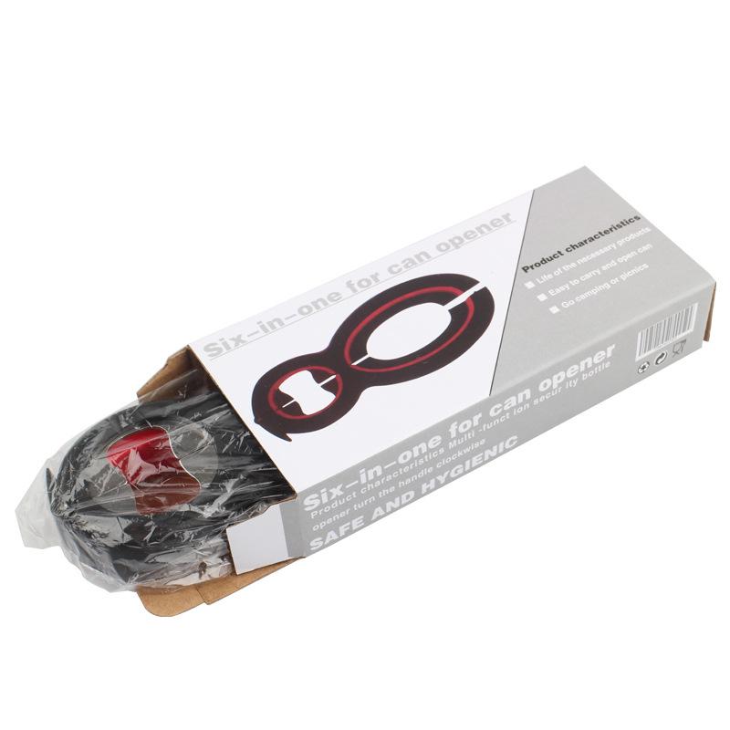 Stainless Steel 6-in-1 Multifunction Bottle Opener & Bag Cutter