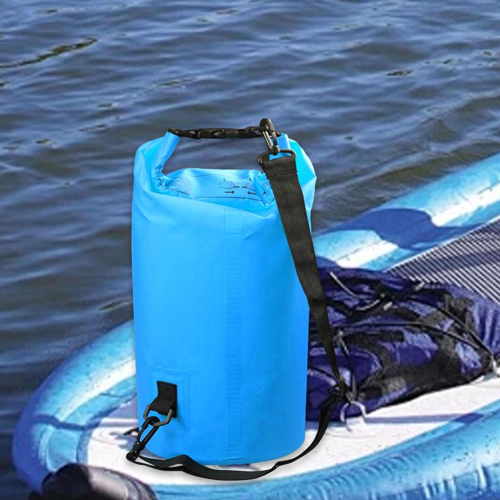 10L Waterproof Roll Bag, Portable Airtight for Skiing, Snowboarding, Surfing, Rafting, Beach