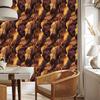 Ink Wallpaper Burgundy, Orange and Rust for Living Room and Bedroom 50x1000