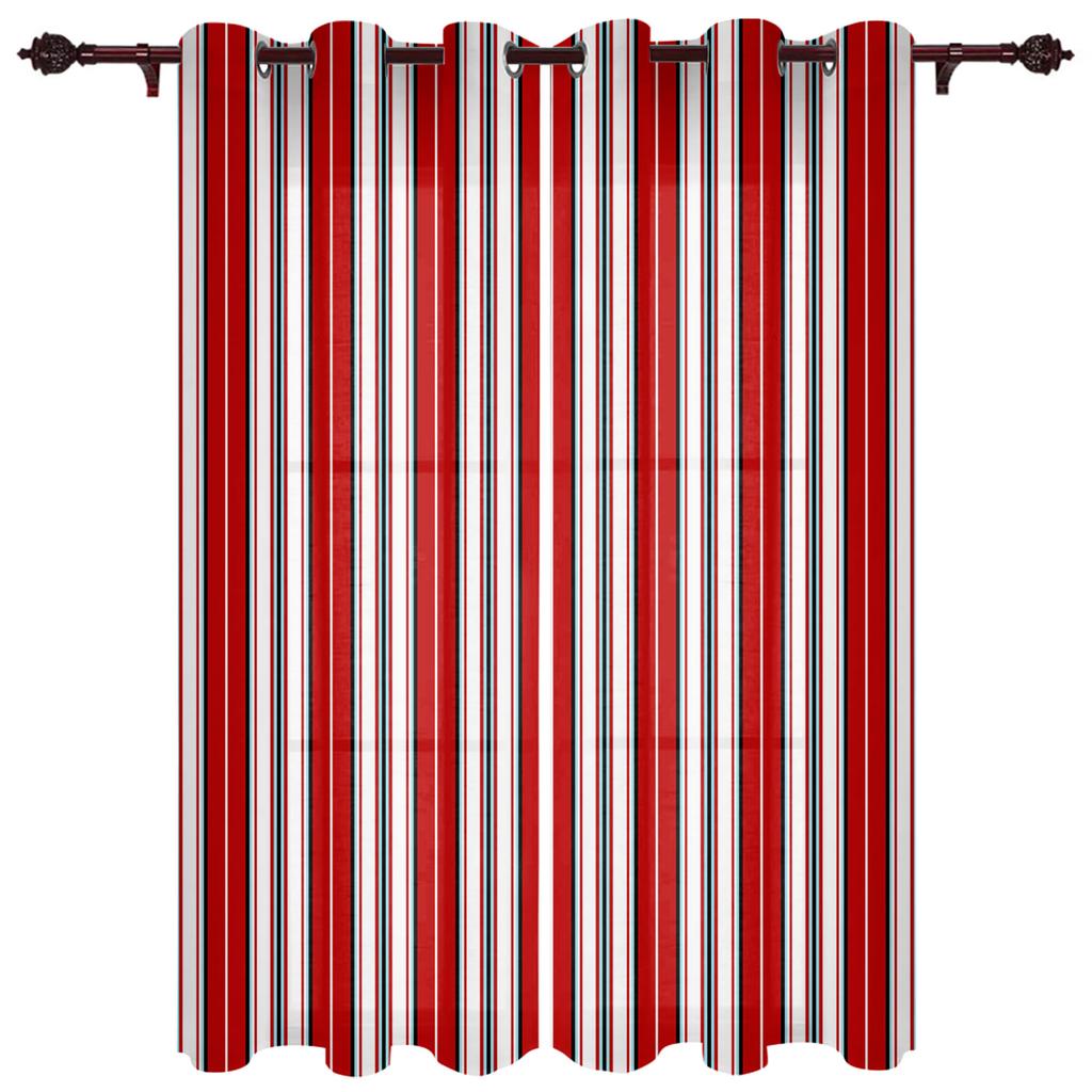 Moderní okenní závěsy Gradient Stripe pro obývací pokoj Ložnice Závěsy Kuchyňské Závěsy Závěsy