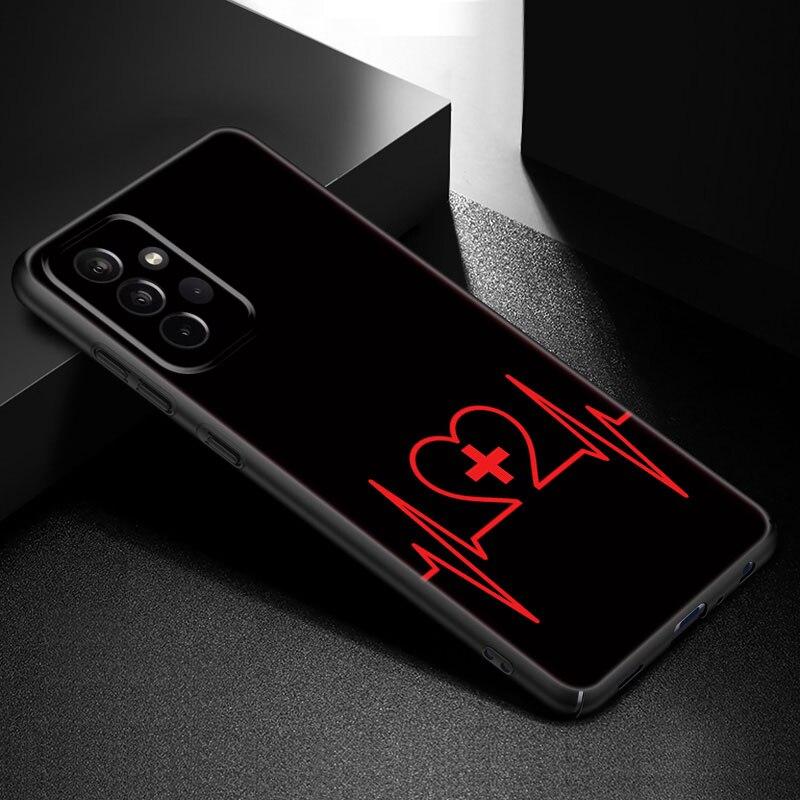

Чехол для медсестры, медицинской медицины, здоровья, сердца для Samsung A21 A30 A50 A52 S A13 A22 A32 A33 A53 A73 5G A11 A12 A31 A51 A70 A71 A72 Samsung A51